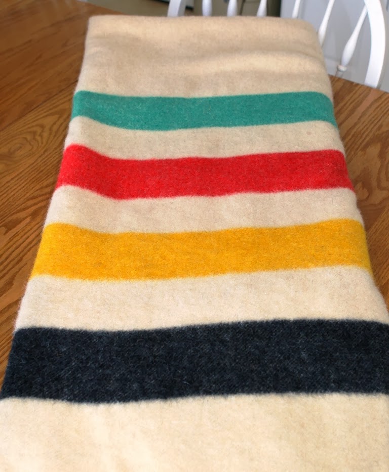 Vintage Diana Vintage Hudson Bay Wool Blanket