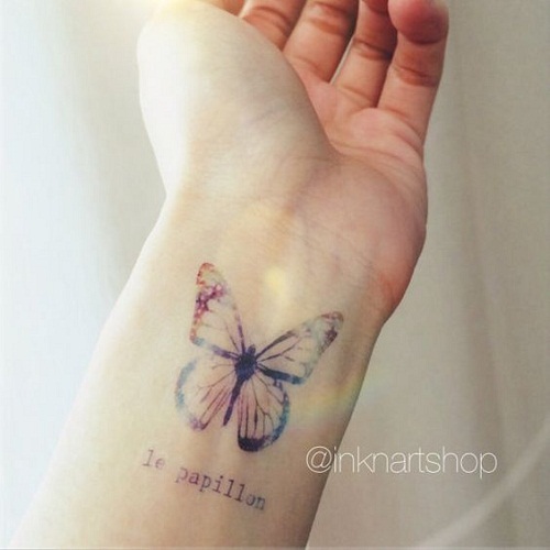 Le Papillon Tatuagem De Borboleta