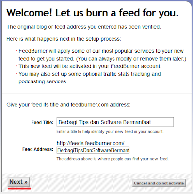 Cara Mendaftarkan Website/Blog di Google Feedburner