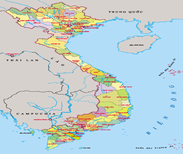 Sebutkan batas batas negara vietnam