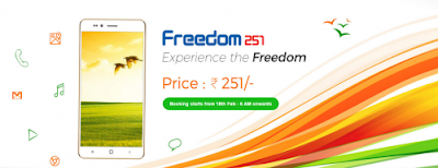 Freedom 251, India’s most affordable smartphone launched for Rs 251: Specifications, features and Booking Details
