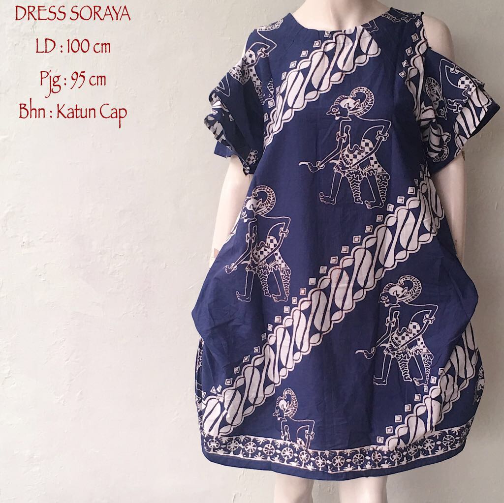 model dress batik wanita cantik dan modern seri soraya model dress batik wanita cantik dan modern seri soraya