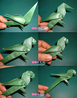Origami Parrot Instructions and how to make a paper origami parrot