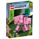 Minecraft Pig With Baby Zombie BigFig Set