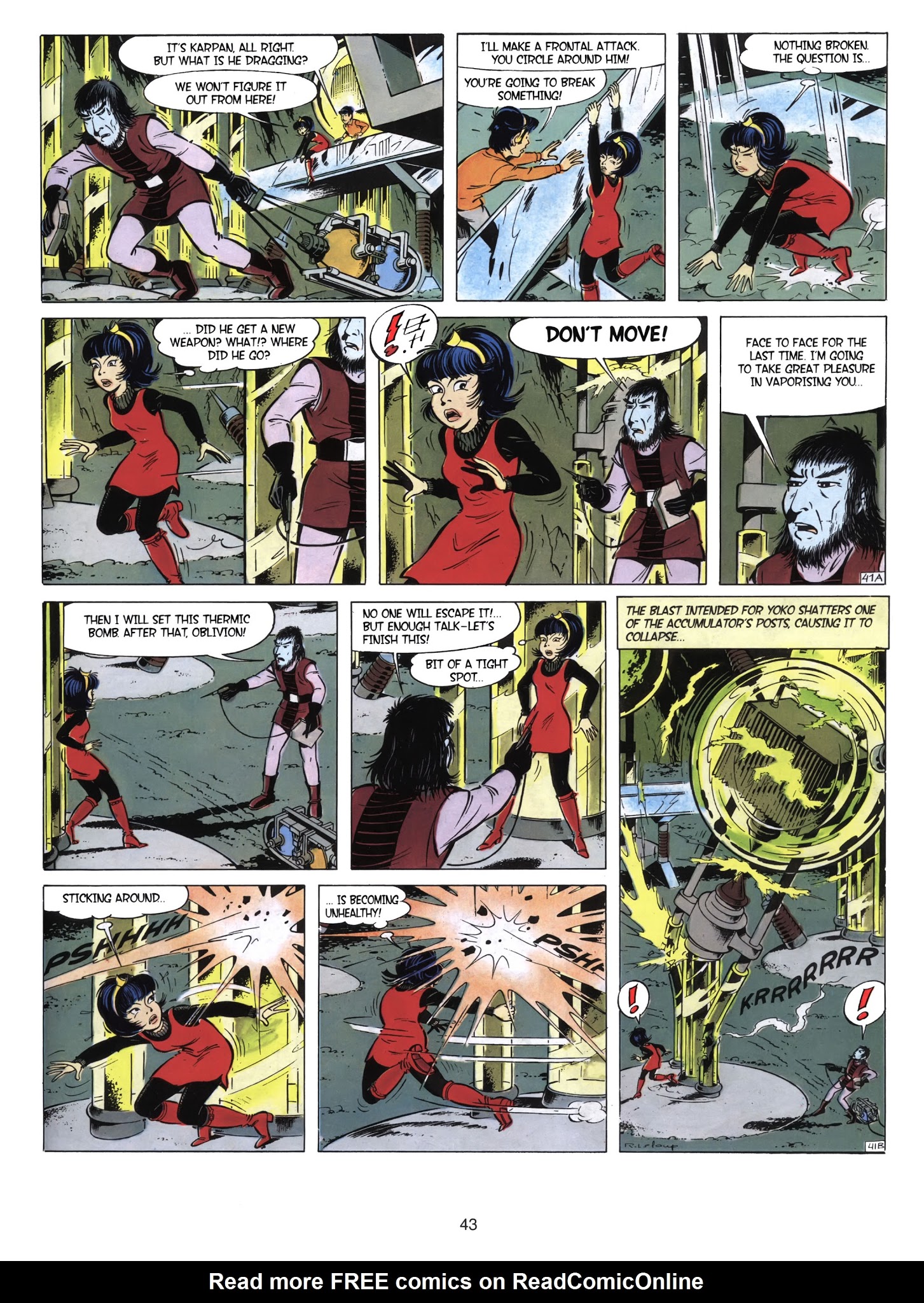 Read online Yoko Tsuno comic -  Issue #7 - 45