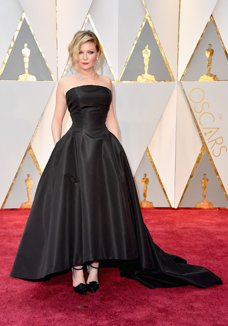Kirsten Dunst OSCAR DRESSES 2017 Dior Haute Couture natural skincare makeup OSCAR DRESSES 2017 favorites