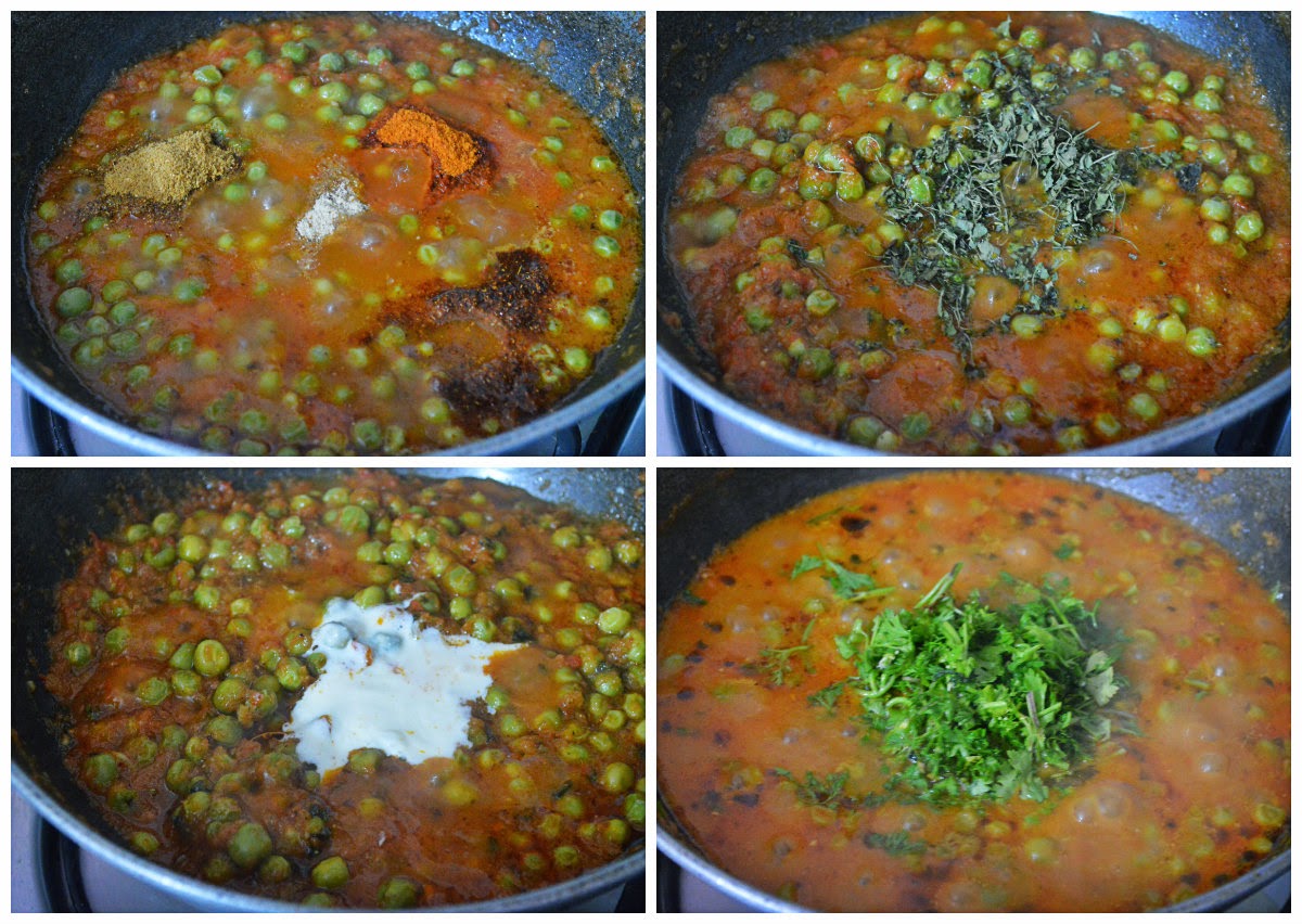 Upala Green peas Masala/Matar Masala