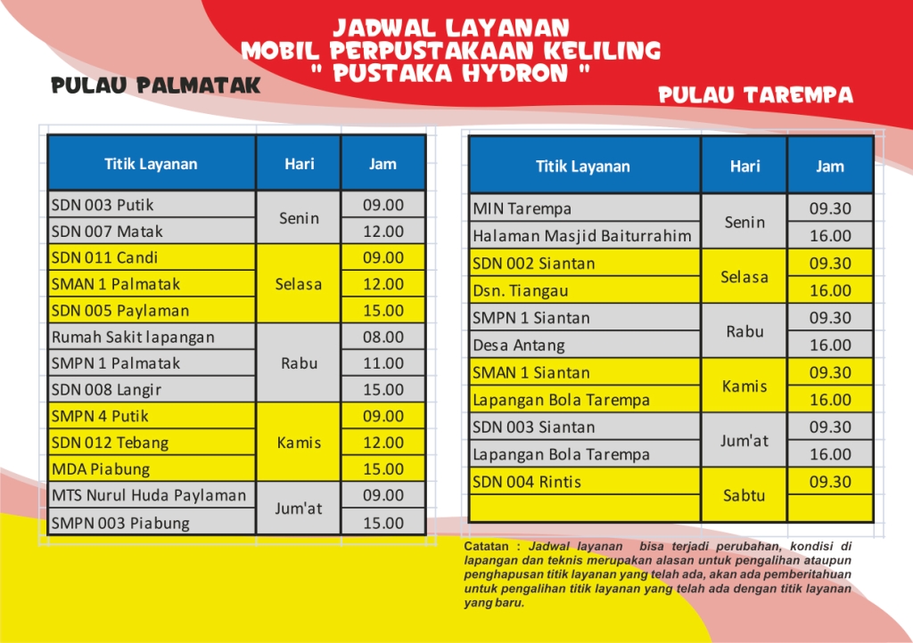 Contoh Jadwal Kunjungan Perpustakaan Revisi Sekolah Contoh Jadwal Kunjungan Perpustakaan Revisi Sekolah