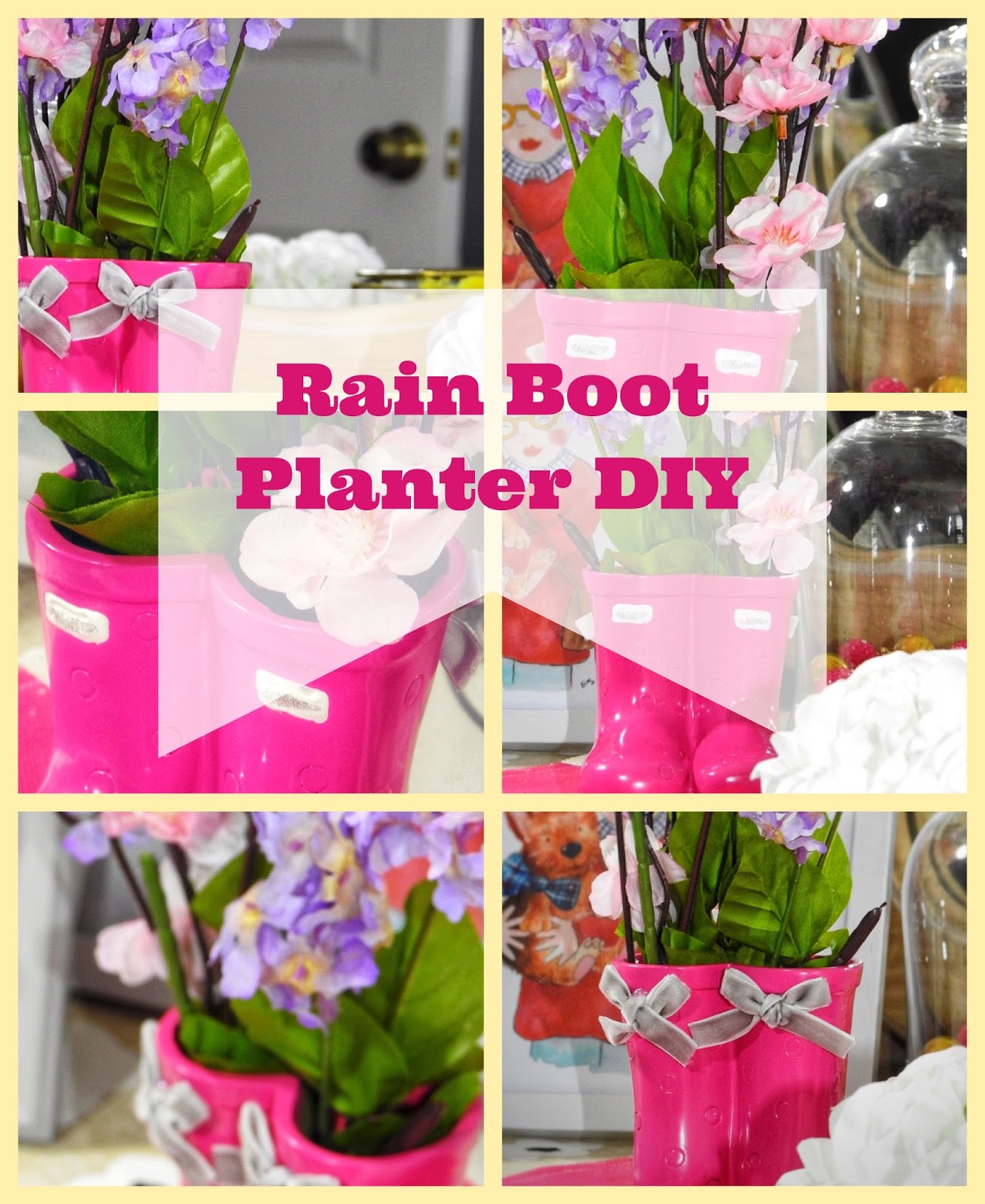 Happy Spring! DIY Rain Boot Planter — The Yellow Spectacles
