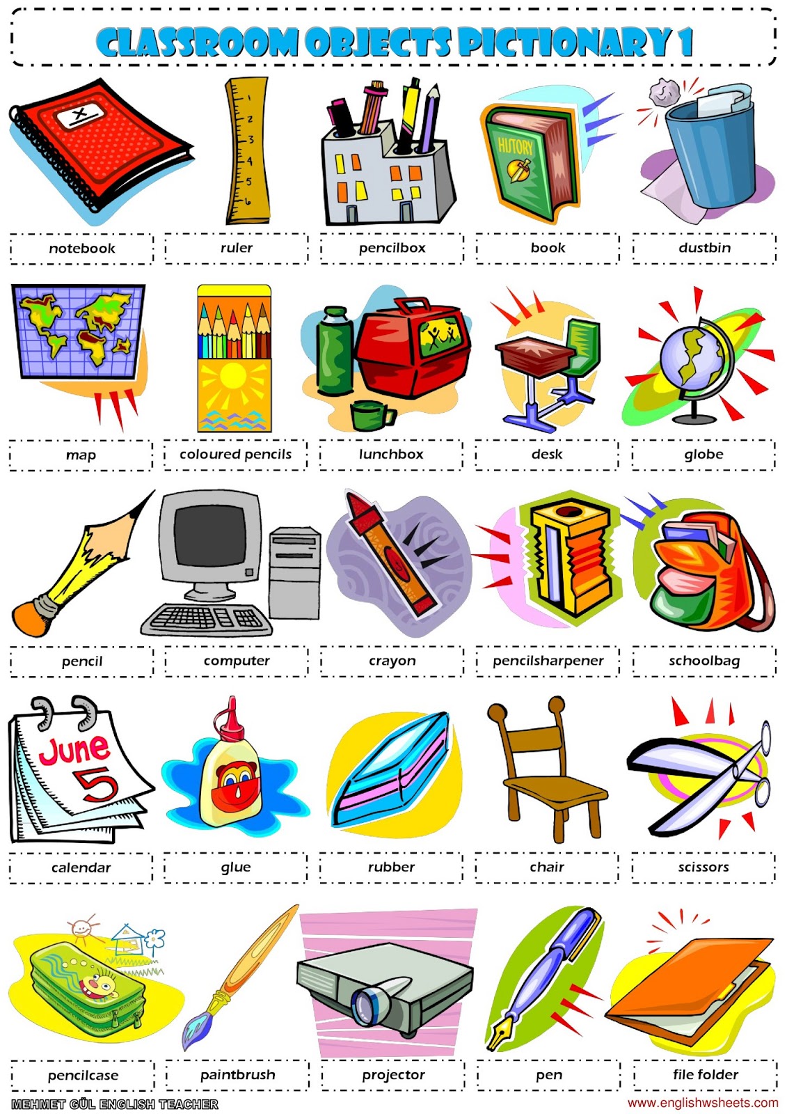 classroom objects clipart free - photo #28