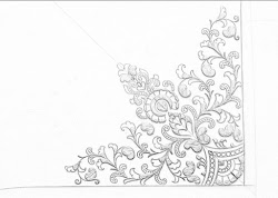 corner paper drawing hand embroidery draw pencil sketch emroidery designs tracing saree drawings easy patterns khaka beginners