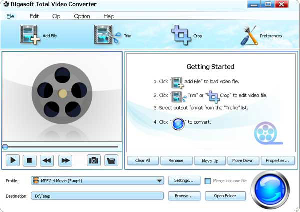 Bigasoft Total Video Converter 4.2.2.5198 torrent