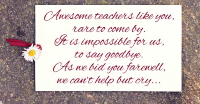 Thank You Teacher Messages: Farewell/Goodbye Quotes For Teacher