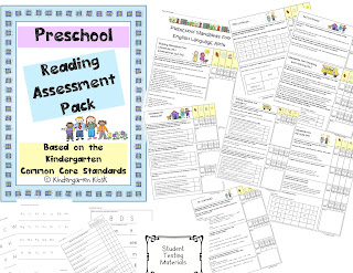 Kindergarten Kiosk: Preschool Common Core Language Arts Assessment