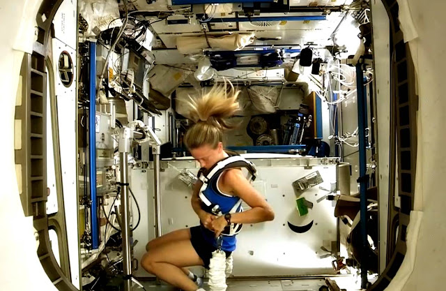 Cómo se ejercitan los astronautas en el espacio