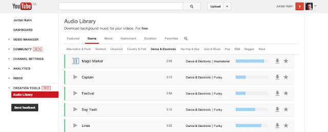 YouTube launches royalty-free music library with 150 tracks