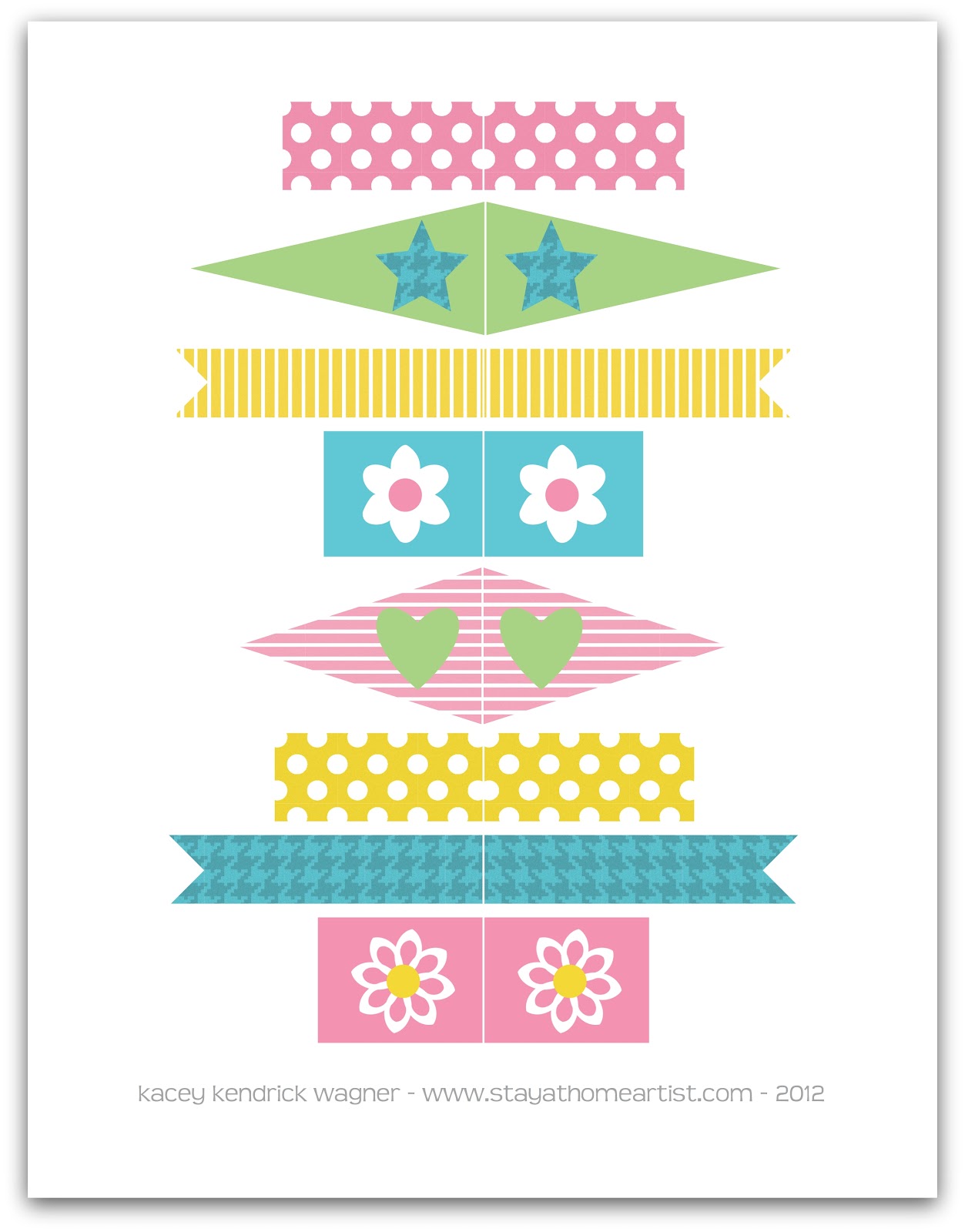 spring toothpick flags (free printable)...