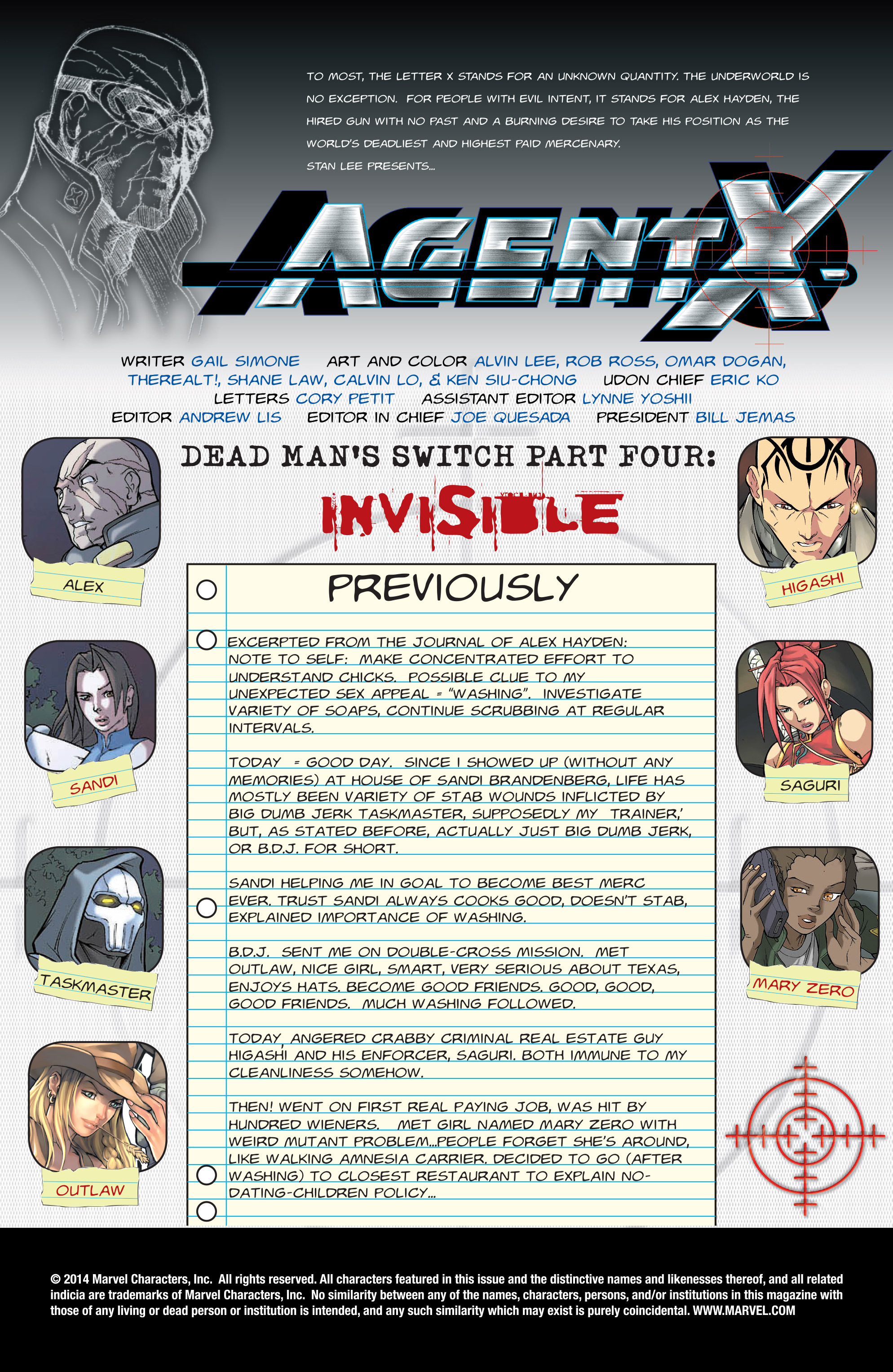 Read online Agent X comic -  Issue #4 - 2