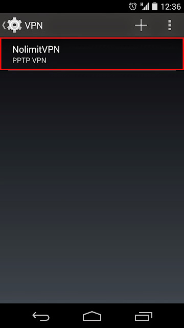 Pengaturan Internet VPN Android Pengaturan Internet VPN Android