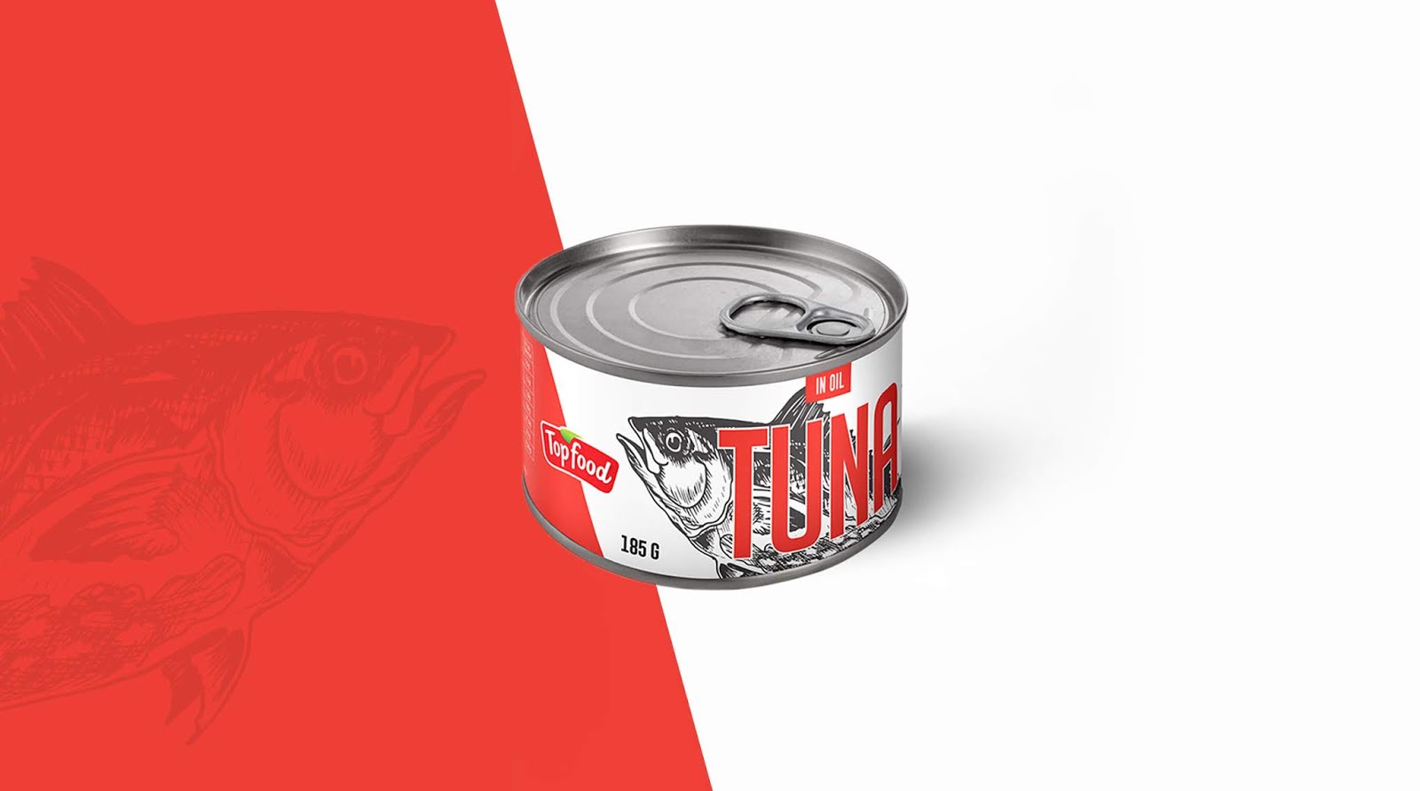 TopFood Canned Tuna on Packaging of the World Creative Package Design