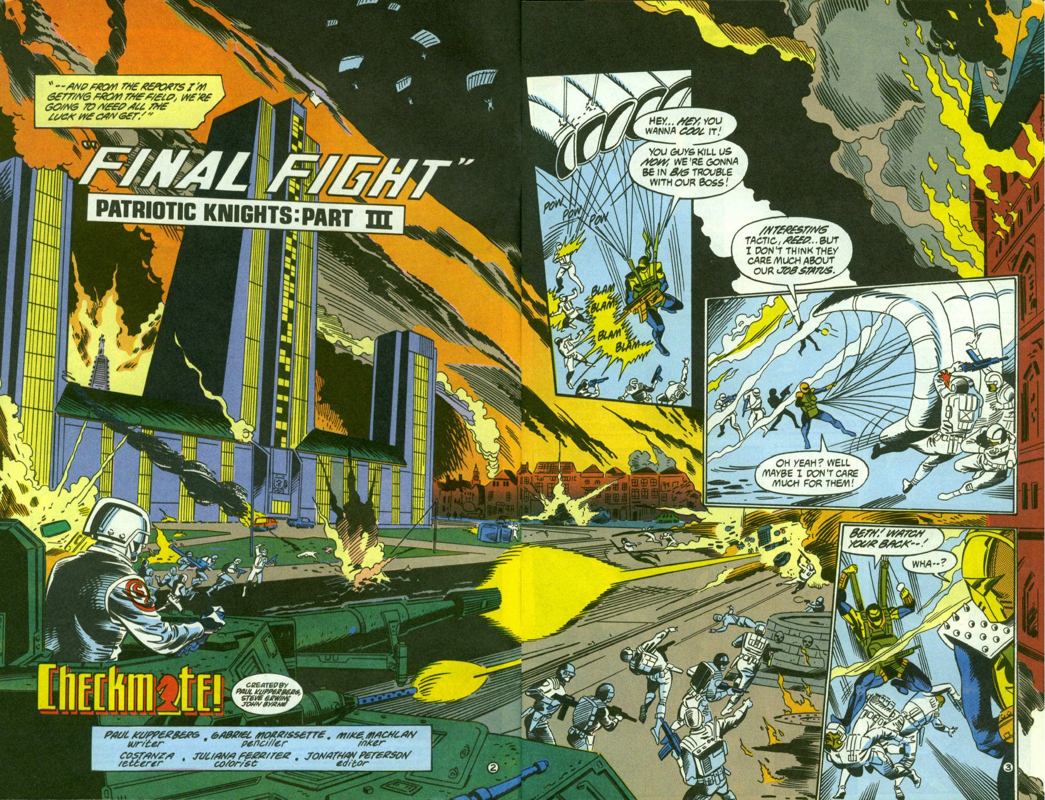 Read online Checkmate (1988) comic -  Issue #33 - 3