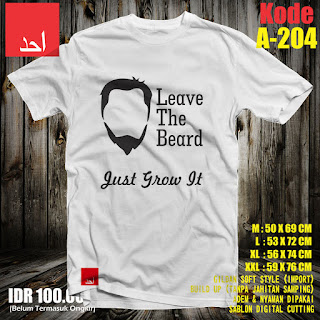 Leave The Beard Desain Baju Muslim 