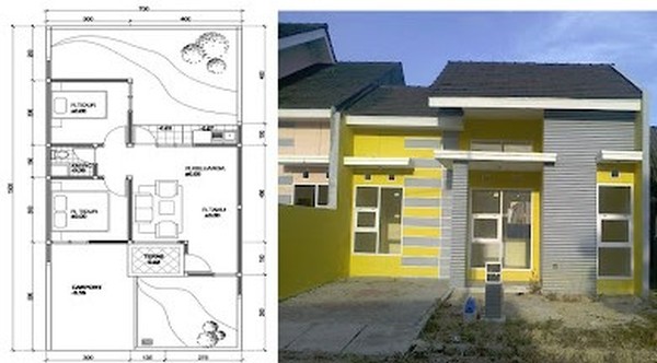 Kumpulan Desain  Rumah  Minimalis  Type  45  Terbaru 2019