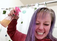 spraying jojoba oil on hair treatment DIY natural beauty hacks