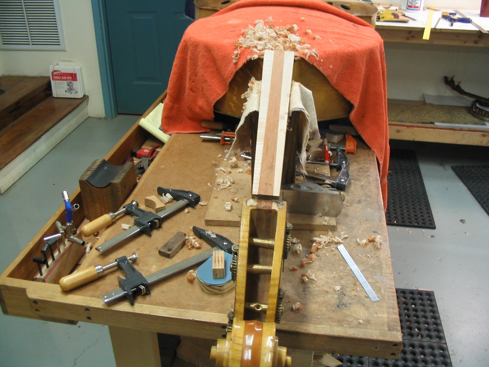 Have Hide Glue, Will Travel. New Upright Bass Fingerboard