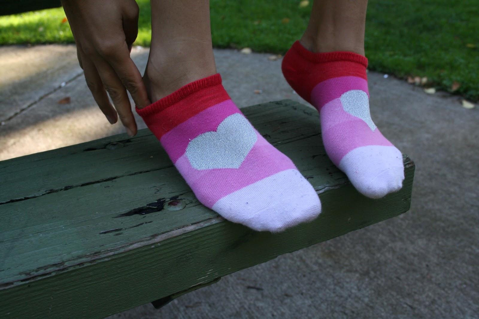 Beautiful Barefoot Girls Ania's Amazing Soles and Toes from cute socks!