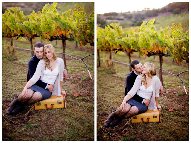 vintage inspired Napa engagement session | photos by Lauren Guinn