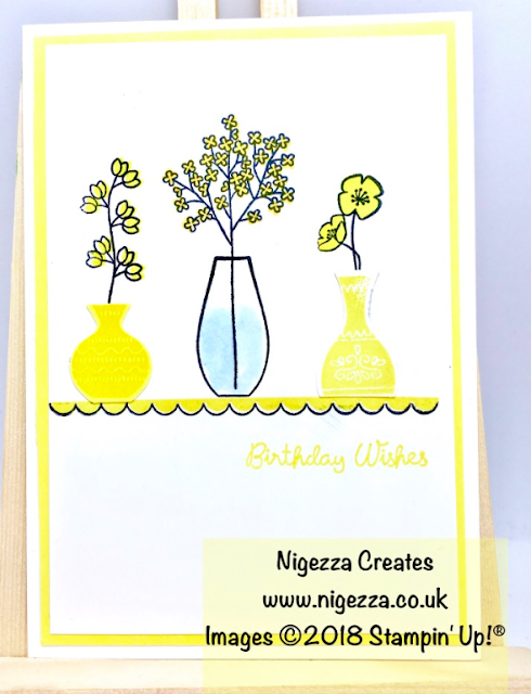 Nigezza Creates a Stampin' Up! memory, 2018-2020 In Colours & Varied Vases