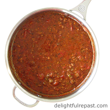 Spaghetti Sauce - Meat Sauce / www.delightfulrepast.com
