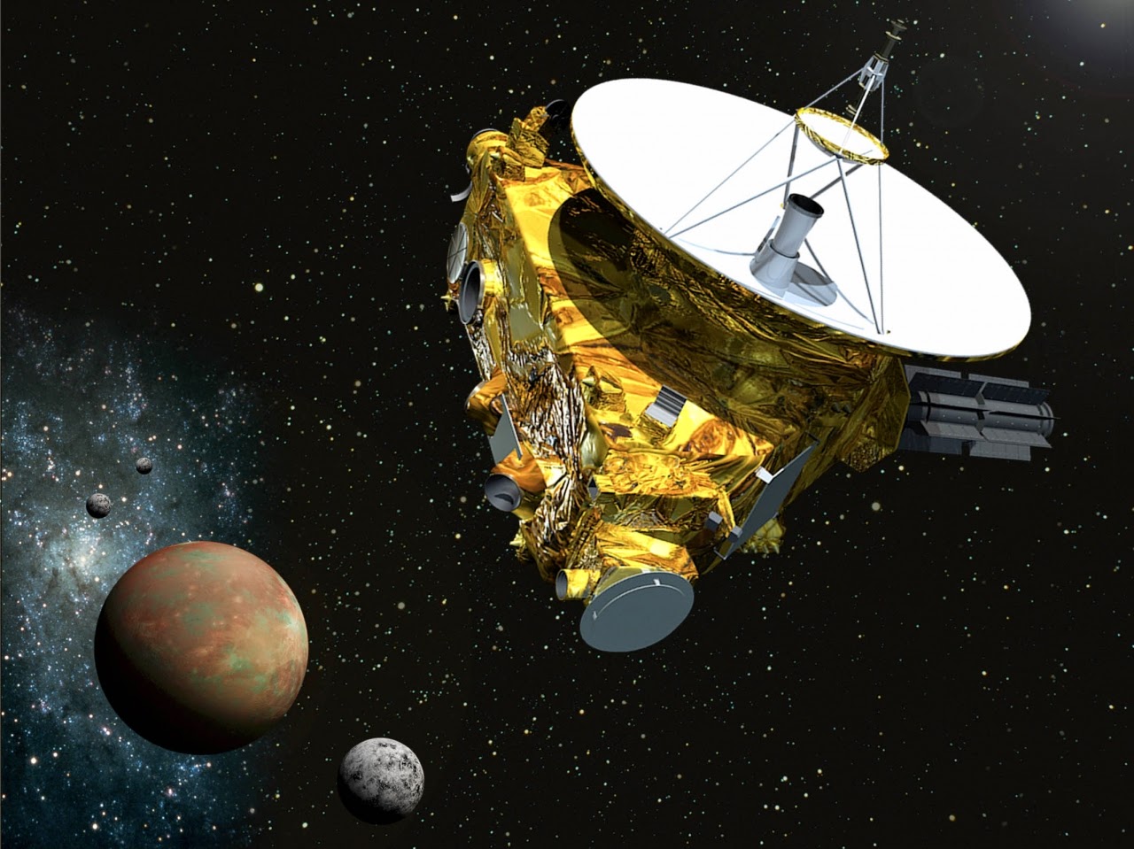 休眠九年新地平線太空船 甦醒首探冥王星