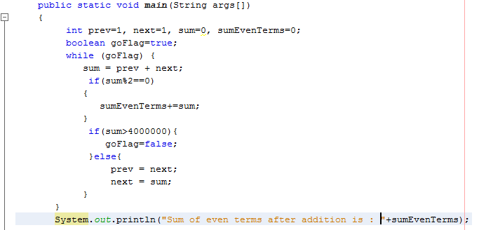 Fibonacci sequence whose values do not exceed four million, find the ...