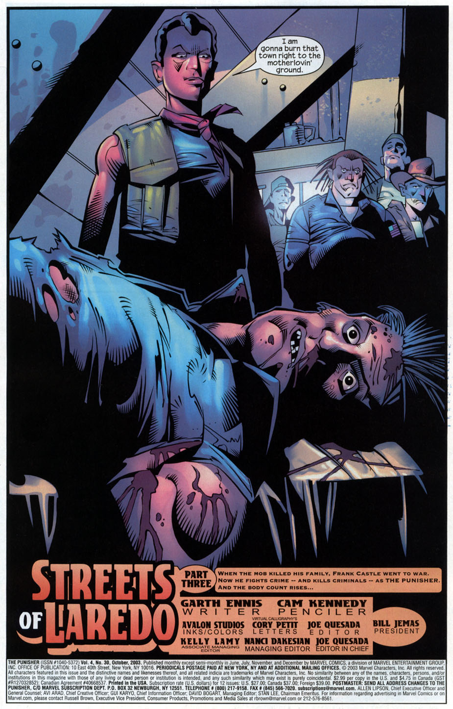 Read online The Punisher (2001) comic -  Issue #30 - Streets of Laredo - 2