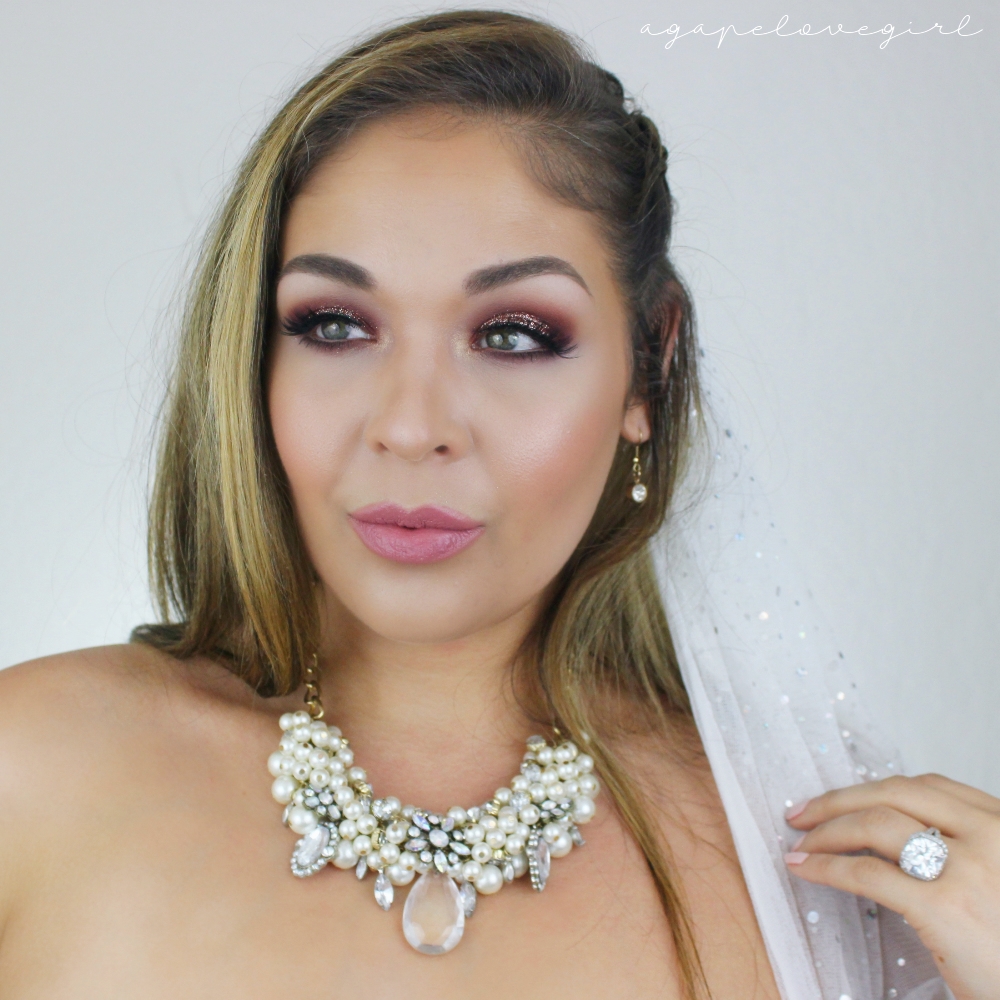 Agape Love Designs Bridal Makeup Glitter Glam Tutorial