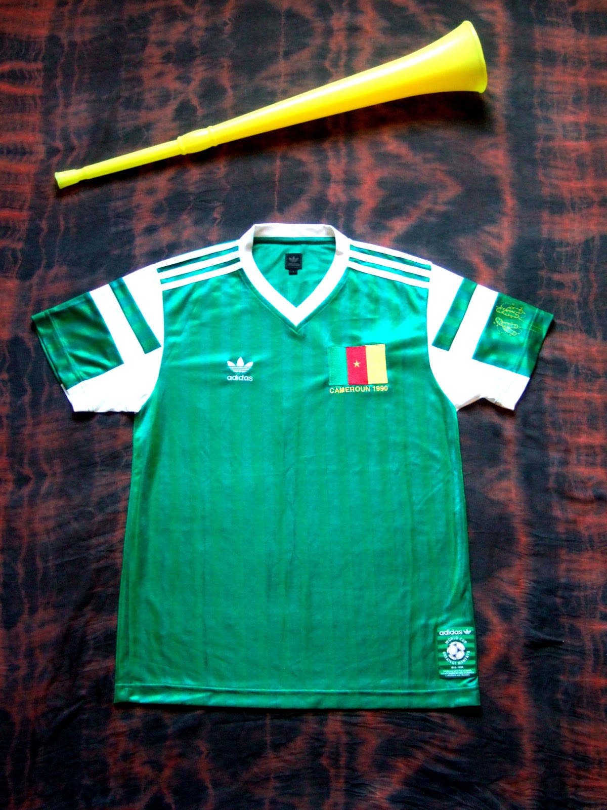 cameroon 1990 shirt