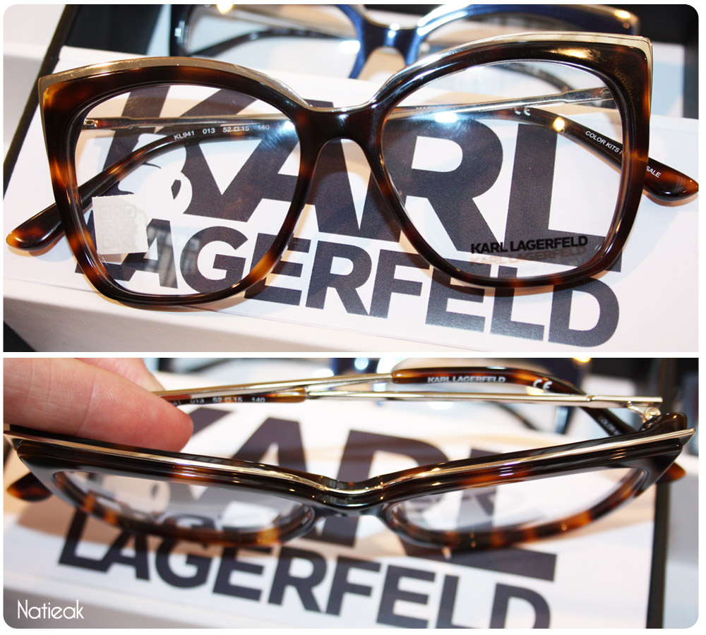 Modèle optique de Karl Lagerfeld