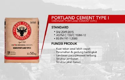 Ordinary Portland Cement (OPC) Tipe I - berbagaireviews.com