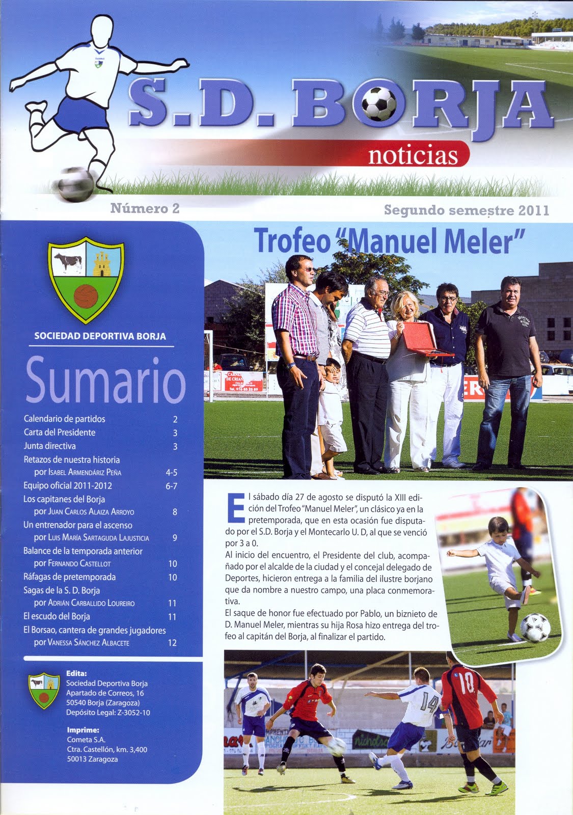 Centro de Estudios Borjanos: Segundo número del Boletín Informativo de