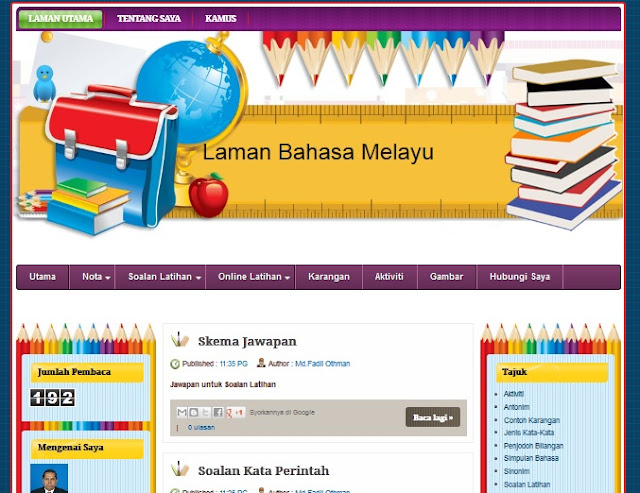 Laman bahasa malaysia mersing my blog laman bahasa melayu 