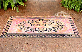 Front Door Mat Painted Craft Project Bliss-Ranch.com