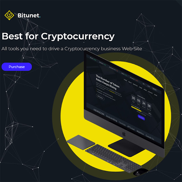 Bitunet - Cryptocurrency Elementor WordPress Theme