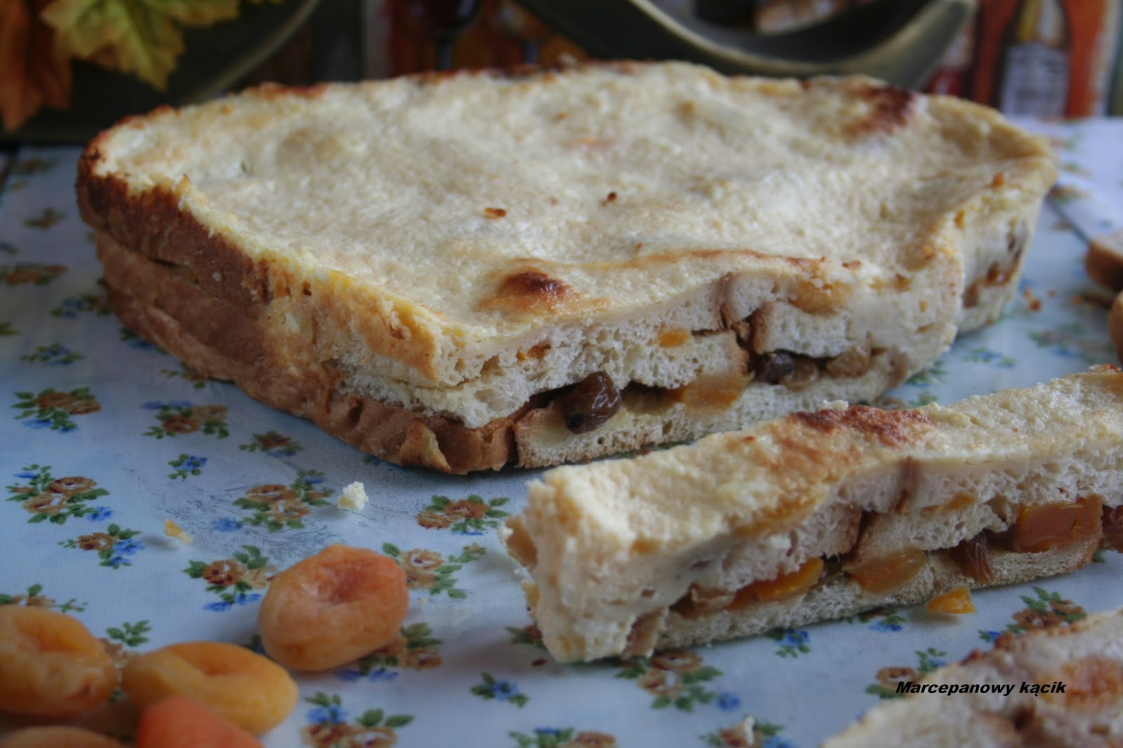 Marcepanowy Kącik Pudding z chleba tostowego