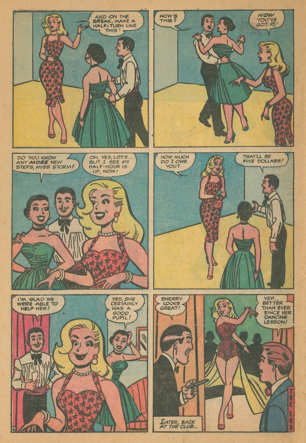 Read online Sherry the Showgirl (1957) comic -  Issue #5 - 32