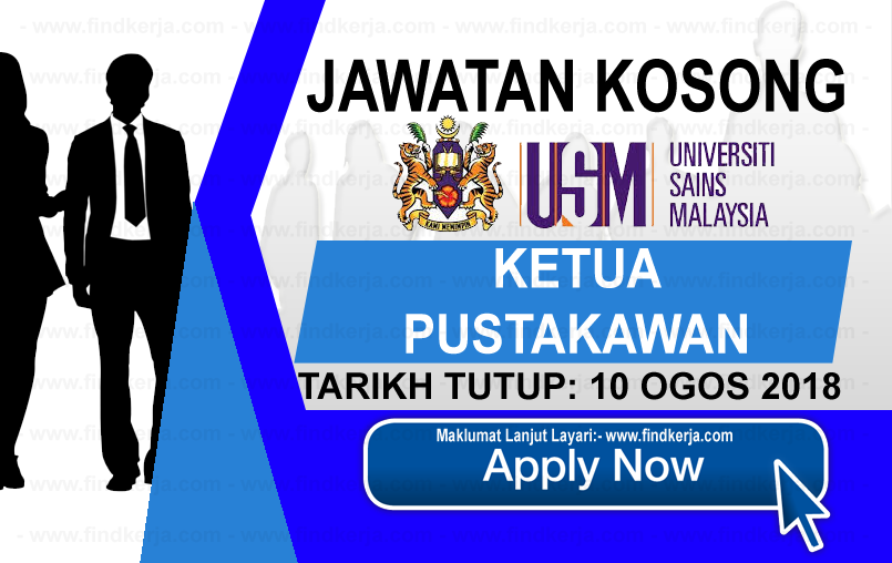Jawatan Kosong Universiti Sains Malaysia Usm 10 Ogos 2018 Jawatan Kosong Kerajaan Swasta Terkini Malaysia 2020 2021