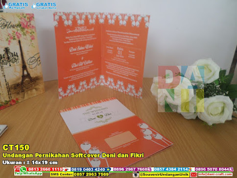Undangan Pernikahan Softcover Deni Dan Fikri