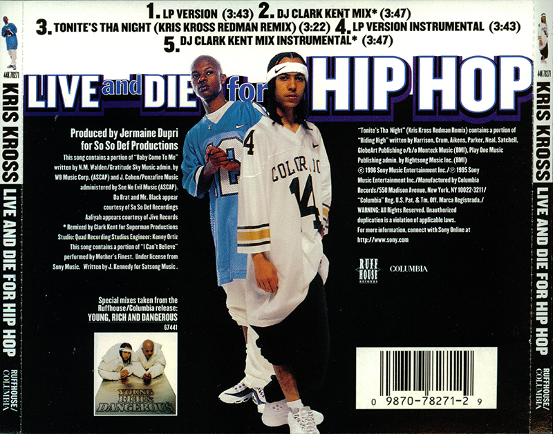 Promo, Import, Retail CD Singles & Albums Kris Kross Live & Die For