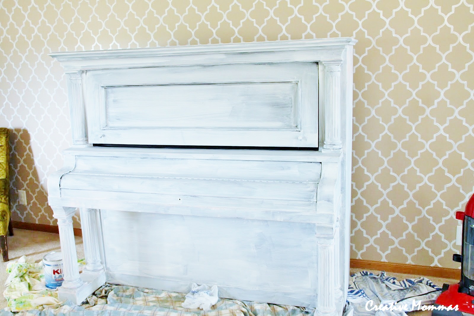 Creative Mommas Piano repainting in the works